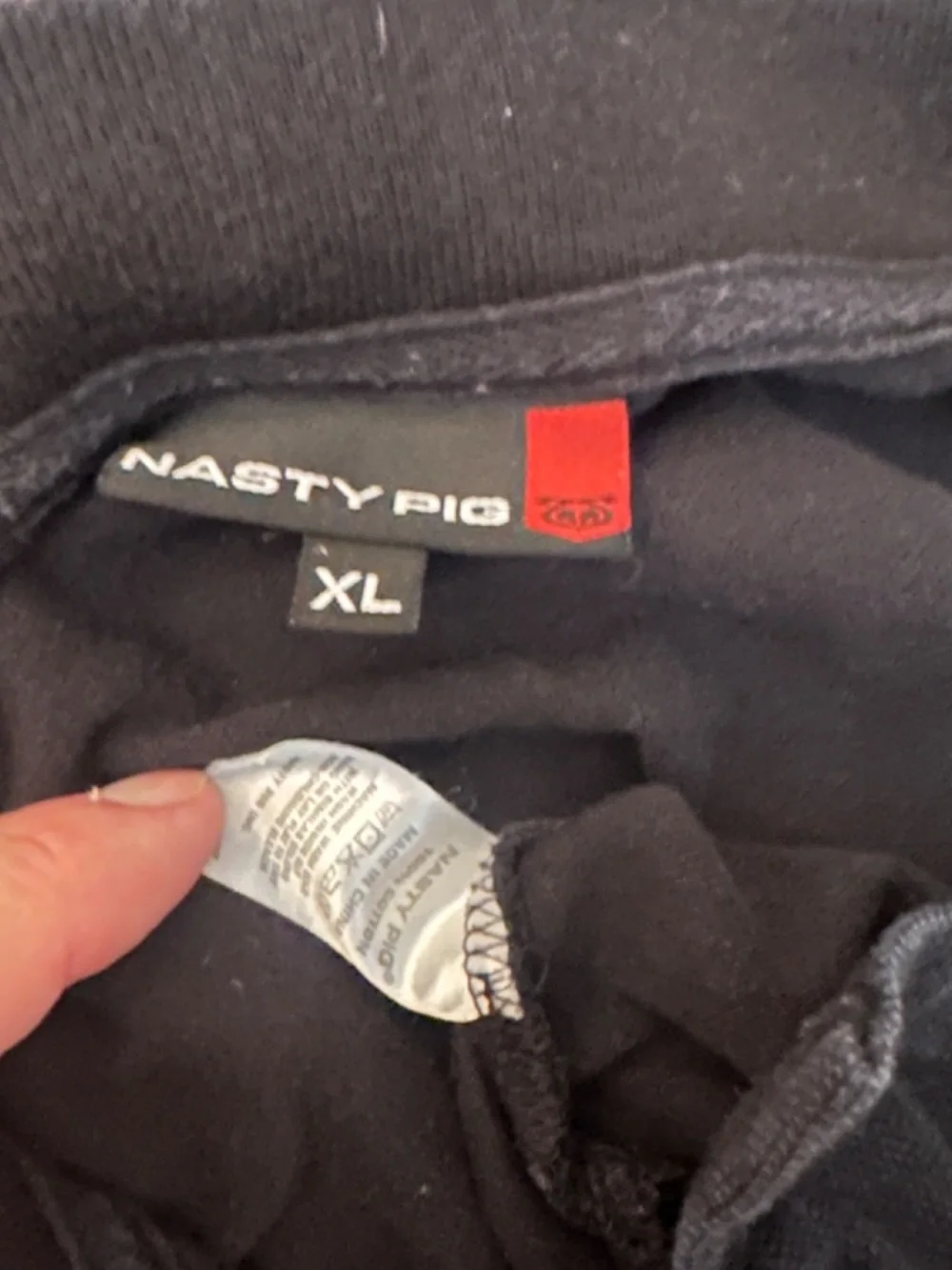 Nasty Pig Black Polo Shirt with Subtle Logo - Picture 8 of 9